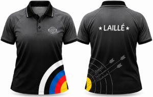 Polo Noir/Gris