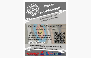 Stages de perfectionnement | Du 26 au 28 décembre 2025