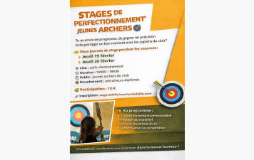 Stages de perfectionnement Jeunes Archers